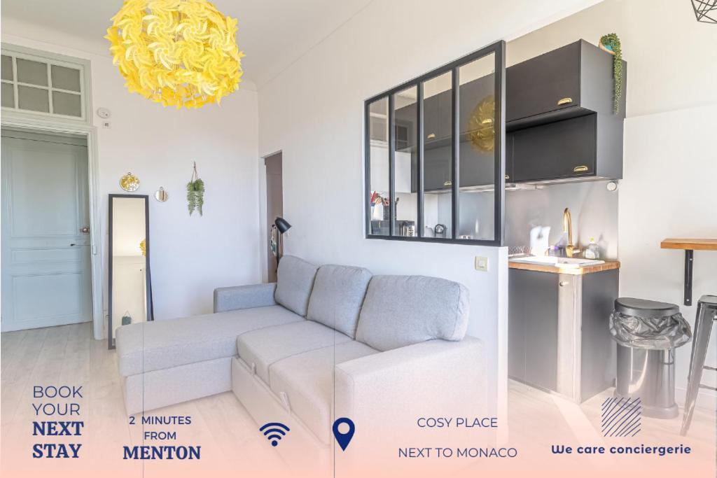 Charming Studio In The Heart Of Ментона Экстерьер фото